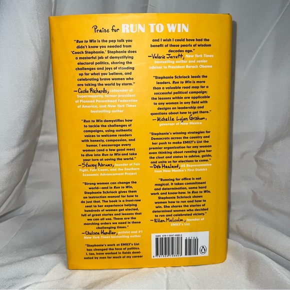Stephanie Schriock *Run To Win: Lesson in Leadership for Women BUY 2 GET 1 NEW - Picture 5 of 13